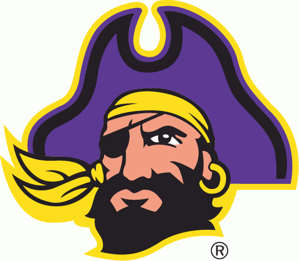 East Carolina Pirates 2004-2013 Primary Logo DIY iron on transfer (heat transfer)
